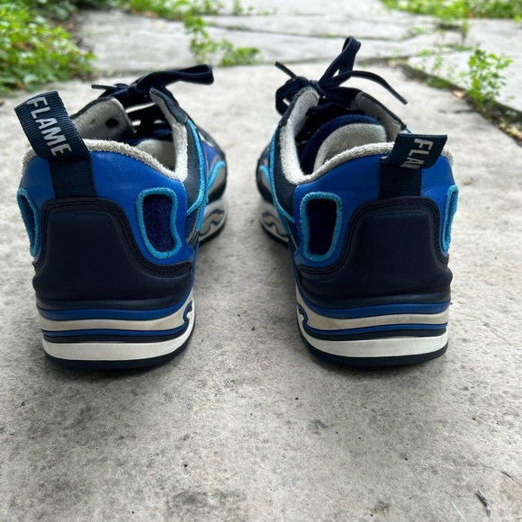 Sandro Paris Flame Sneakers, 3 blues, size 40 - Picture 8 of 11